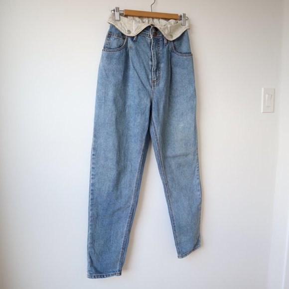 BDG Urban Outfitters Paperbag Blue Jeans, Size 27 - Picture 2 of 16